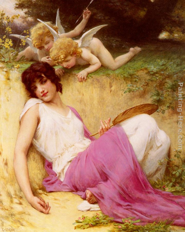 L'Innocence painting - Guillaume Seignac L'Innocence art painting